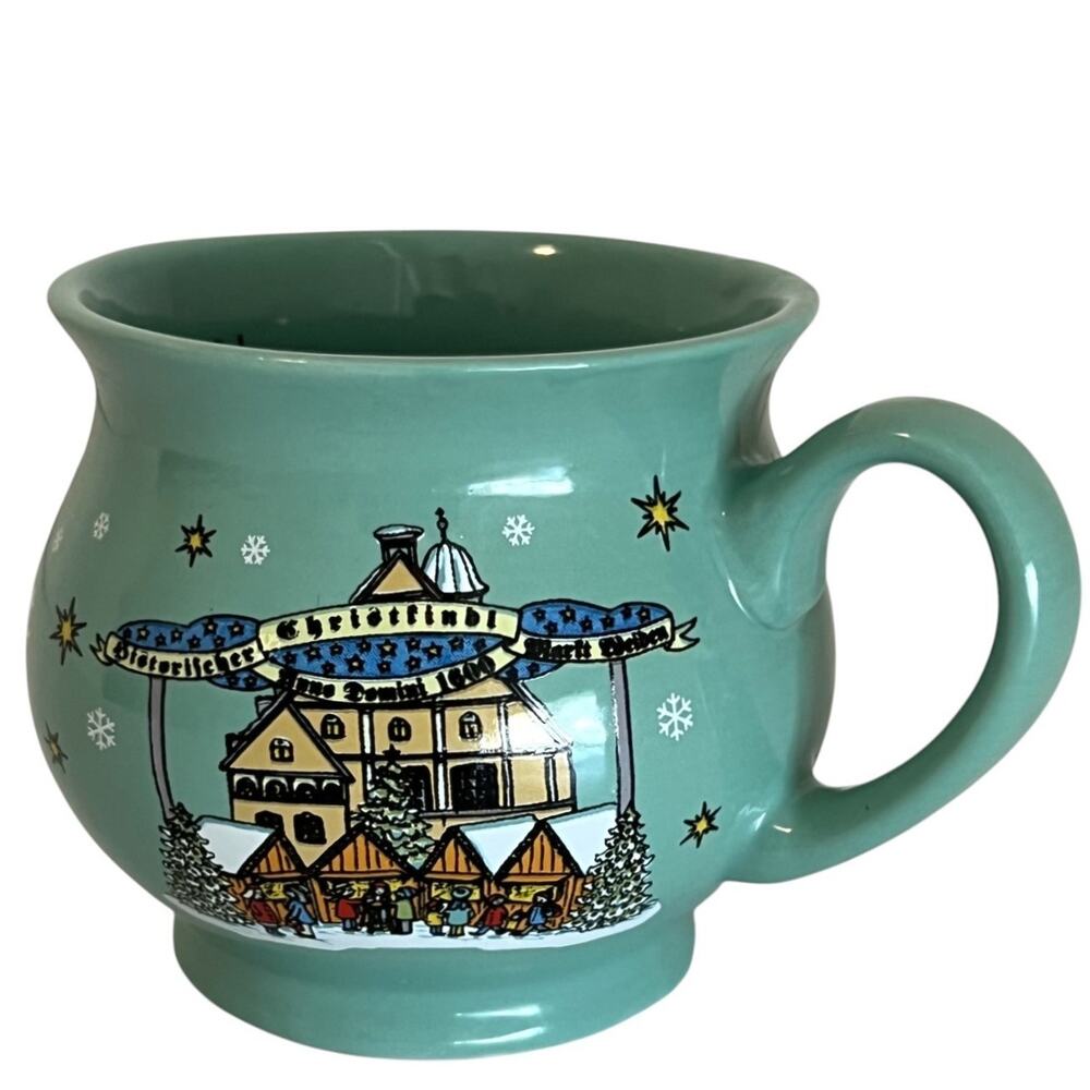 German Mohaba Mug Weidener Christkindlmarkt Teal 2018